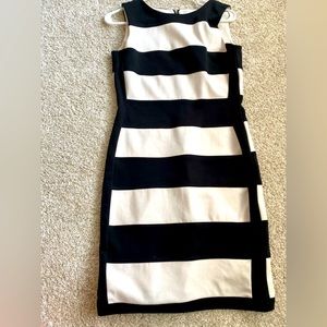 Black and White Calvin Klein Dress